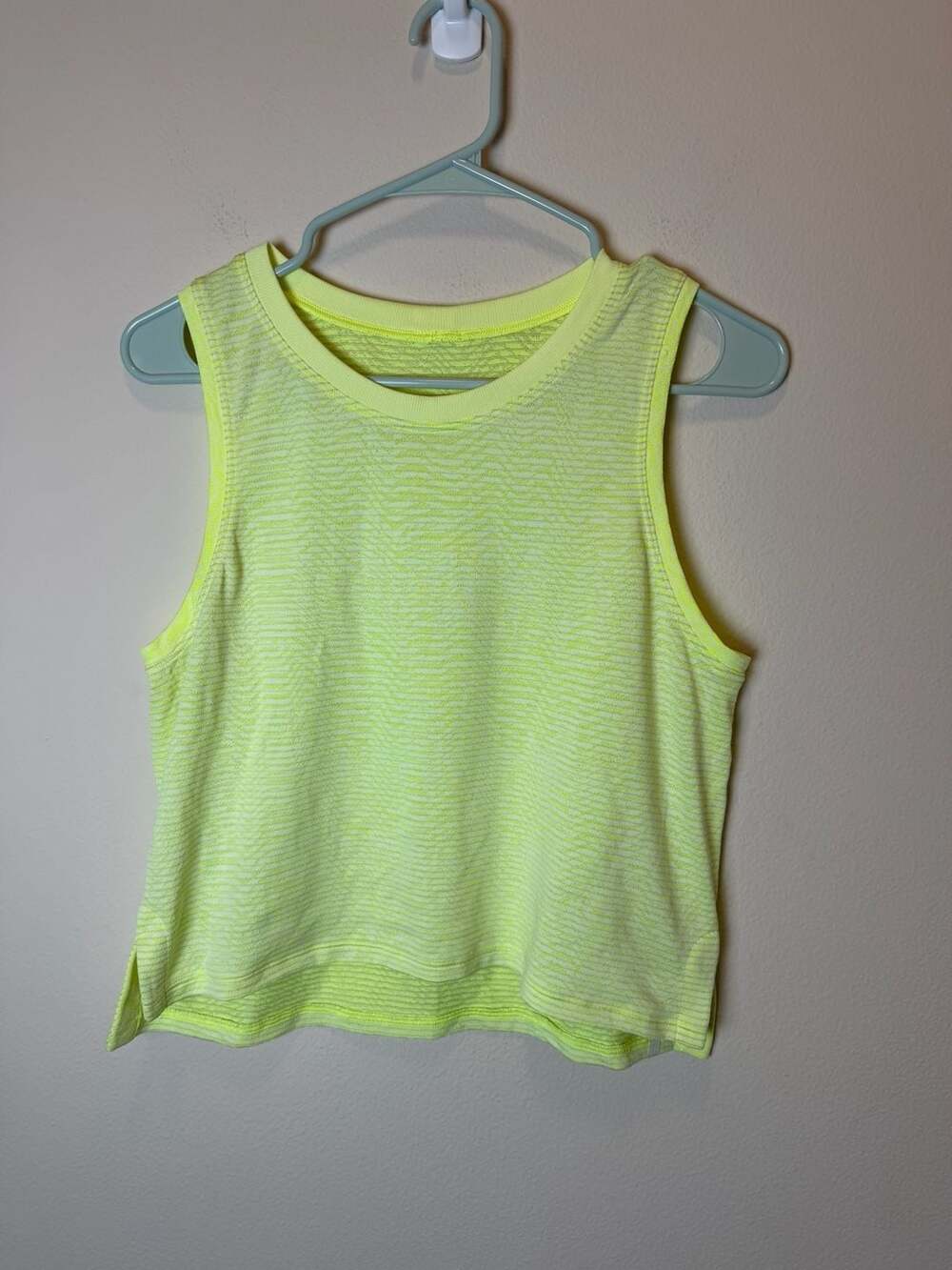 Lululemon Train to Be Tank Top Yellow